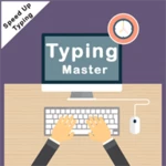 typing speed test -typing game android application logo